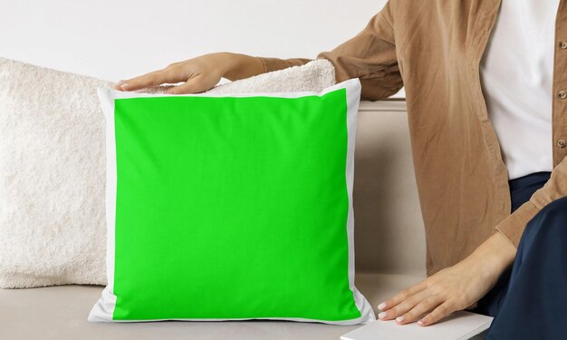 Photo pillow mockup