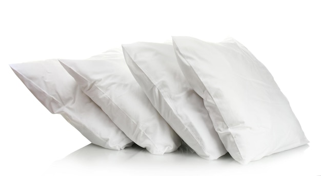 Pillows isolated on white