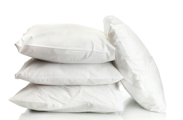 Pillows isolated on white