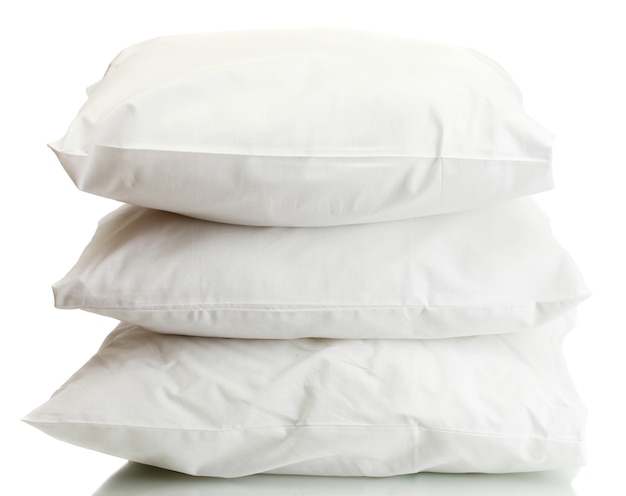 Pillows isolated on white