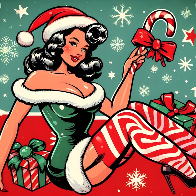 Pin up christmas