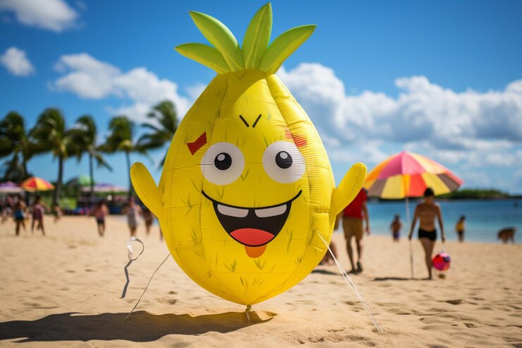 Photo a pina coladathemed tropicalthemed beach kite