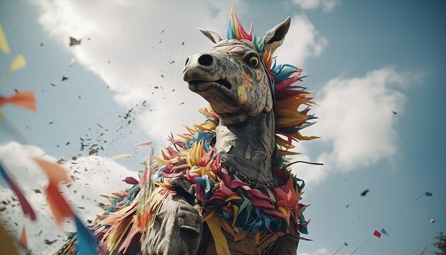 Pinata is a symbol of the mexican culture