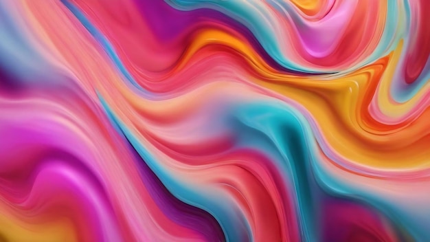 Pinch candy colors liquify effect blur art background