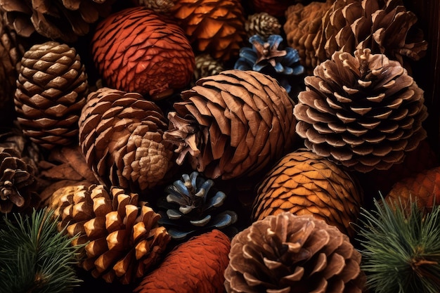 Pine cone fir tree Generate Ai