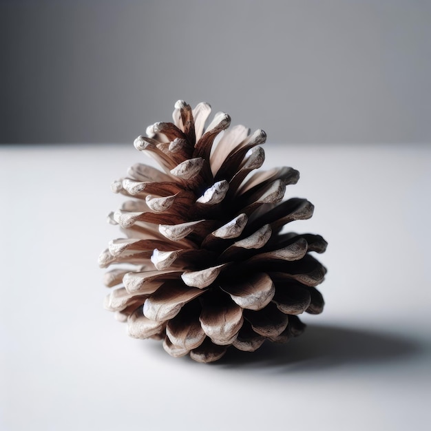 pine cones on a white