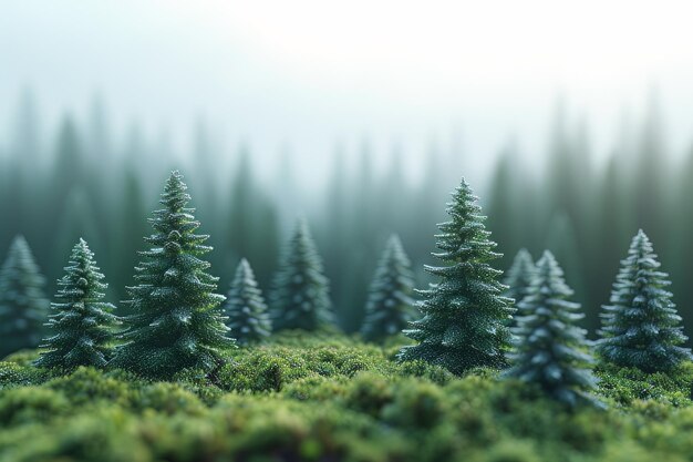 Pine forest Miniature