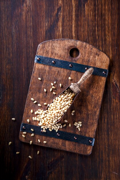 Pine Nut , in Vintage shovel .Vegetarian