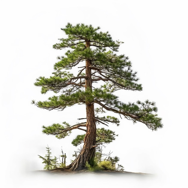 Pine Tree Clip Art met witte achtergrond