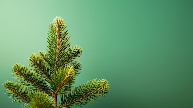 a pine tree with a green background.