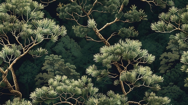 Photo pine wallpaper