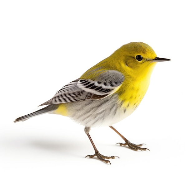 Foto pine warbler isolato