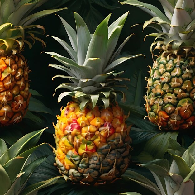 Photo pineapple ai