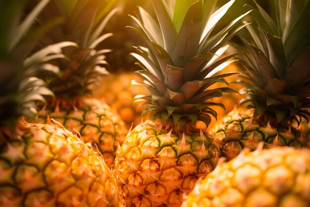 Pineapple background