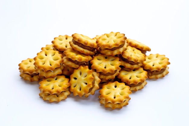 Pineapple Biscuits isolated.