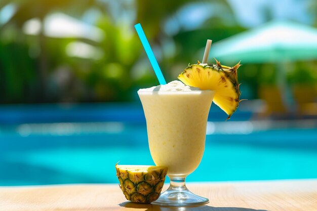 pineapple coconut smoothie