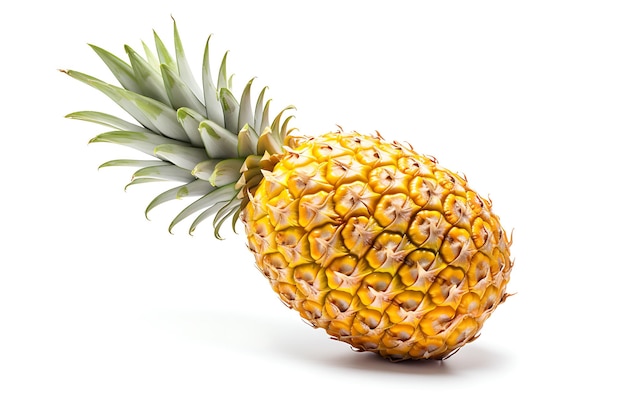 Premium Photo | Pineapple fruit isolated on white background