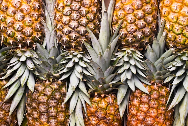 Pineapple fruits