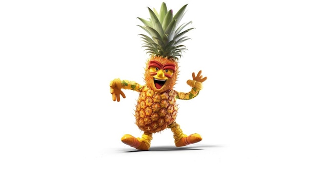 The pineapple is from the animated series.