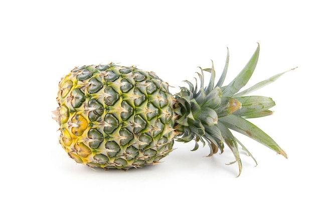 pineapple isolated Ripe whole pineapple isolated on white pineapple isolated on white