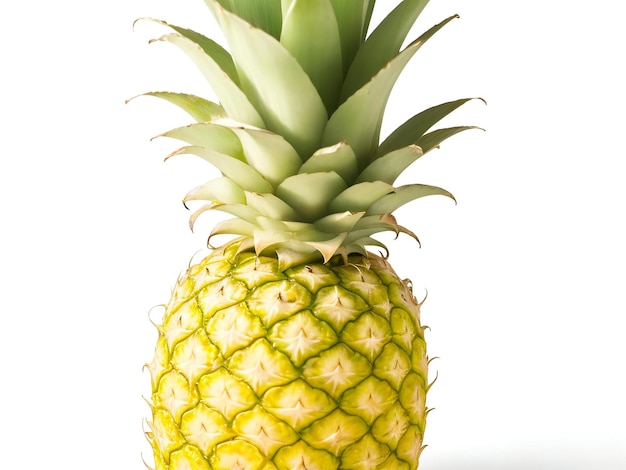 Pineapple isolated on white background ai generated