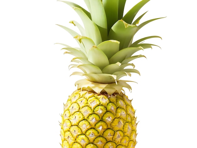 Pineapple isolated on white background ai generated