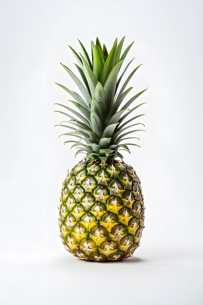 Pineapple isolated on white background studio shot