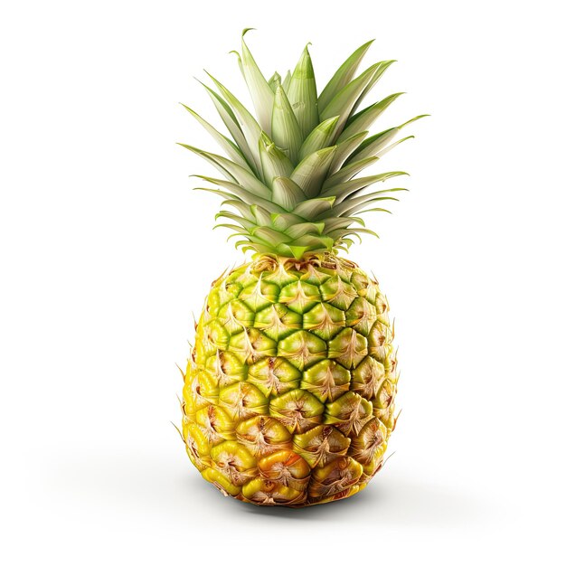 Pineapple isolated on white background v 52 Job ID 319f7bd00ab549189c4150fc4310f72b