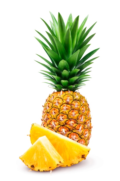 Photo pineapple isolated on white background