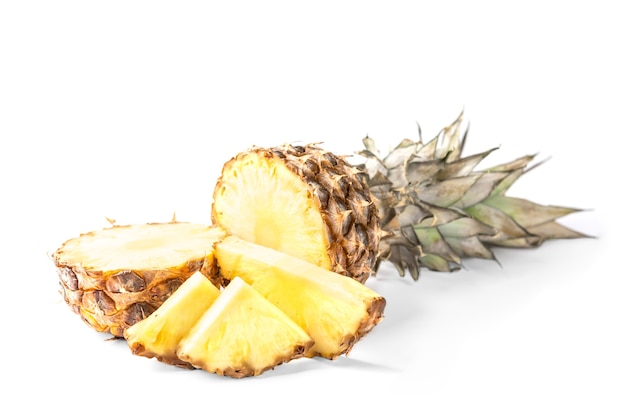 Pineapple isolated on white.