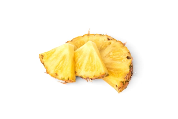 Pineapple isolated on white.