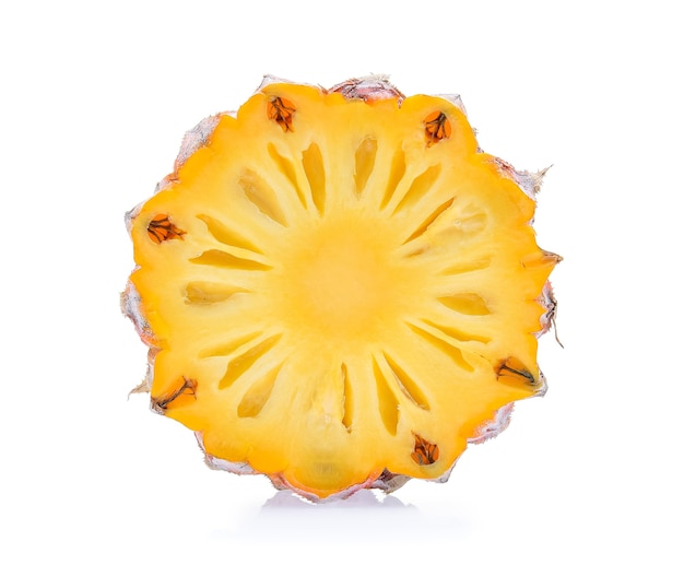 Pineapple isolated on white.