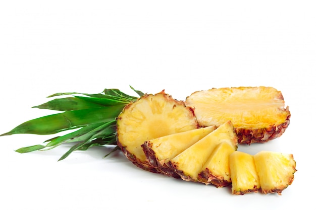 Pineapple isolated on white