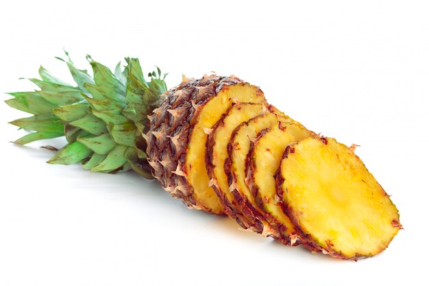 Pineapple isolated on white