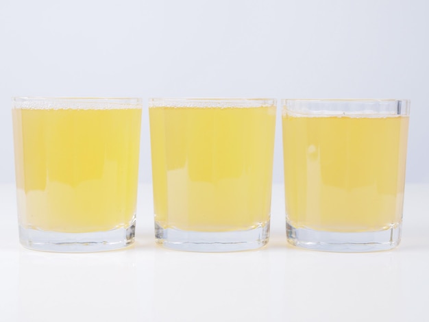 Pineapple juice glasses