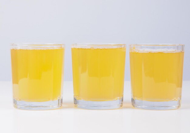 Pineapple juice glasses