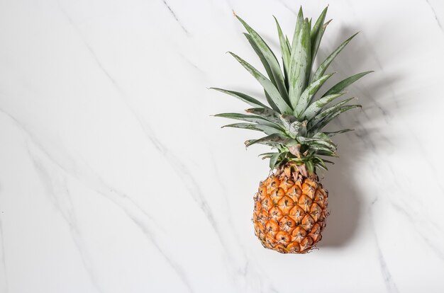 Pineapple on marble