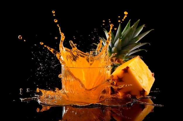 pineapple splash photo