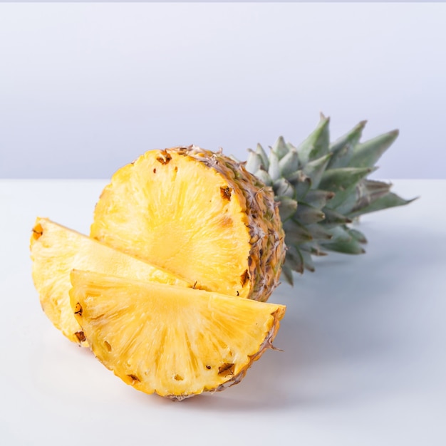 Pineapple on White Background