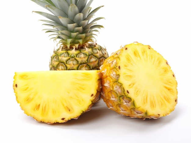 Pineapple on a white background