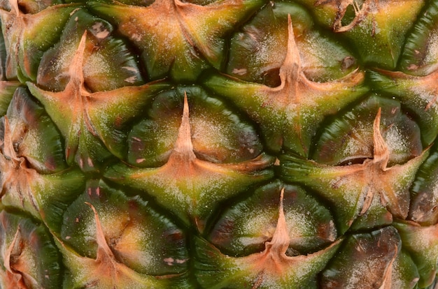 Pineapple on a white surface