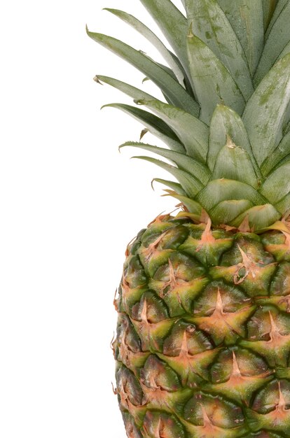 Pineapple on a white surface