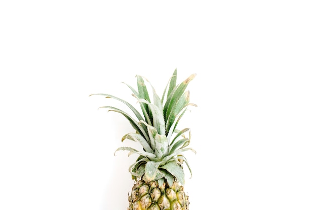 Pineapple on white