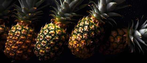 Photo pineapples