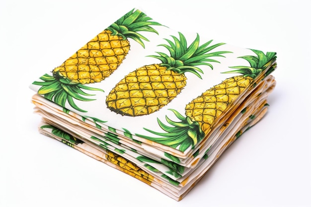 Pineapplethemed cocktail napkins