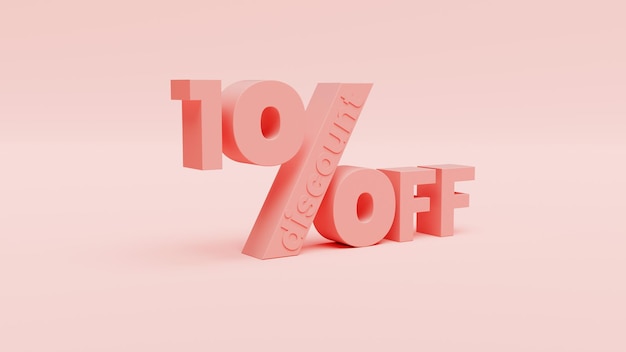 Pink 10 Percent Off