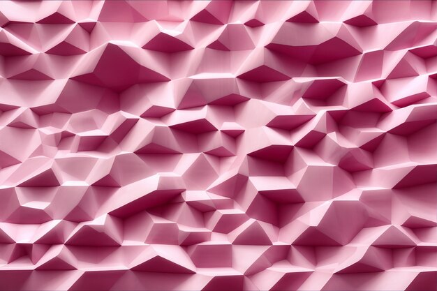 Pink 3d elegant geometrical texture