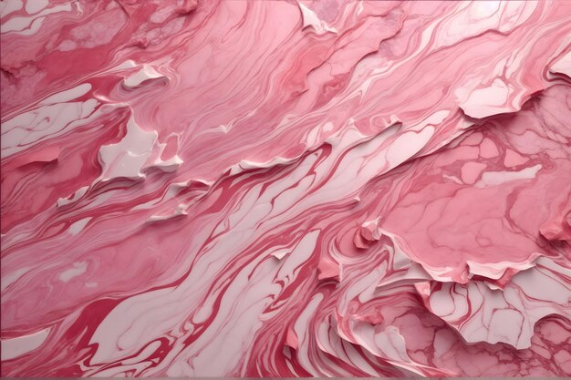 Розовая 3D текстура мрамора Текстура розового мрамора Роскошный мраморный фон Мраморная текстура Фон Генеративный AI