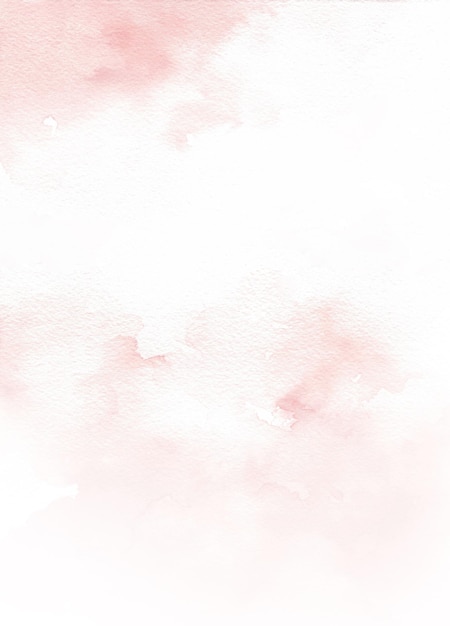 招待状カード ブック カバーの装飾などのホワイト ペーパー テクスチャ背景にピンクの抽象的な水彩画