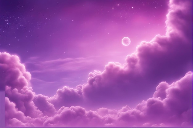 Pink aesthetic cloud with dreamt background